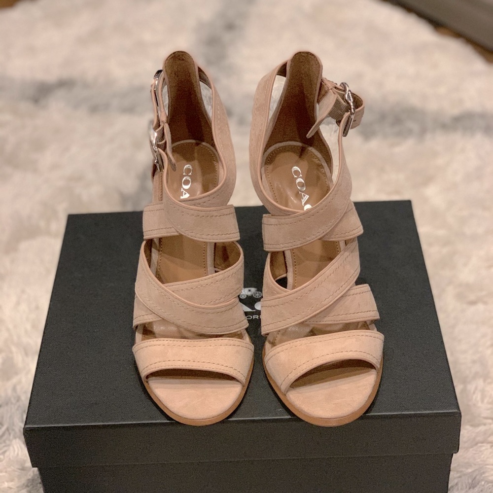 Coach Ilona Lux Suede Heels
